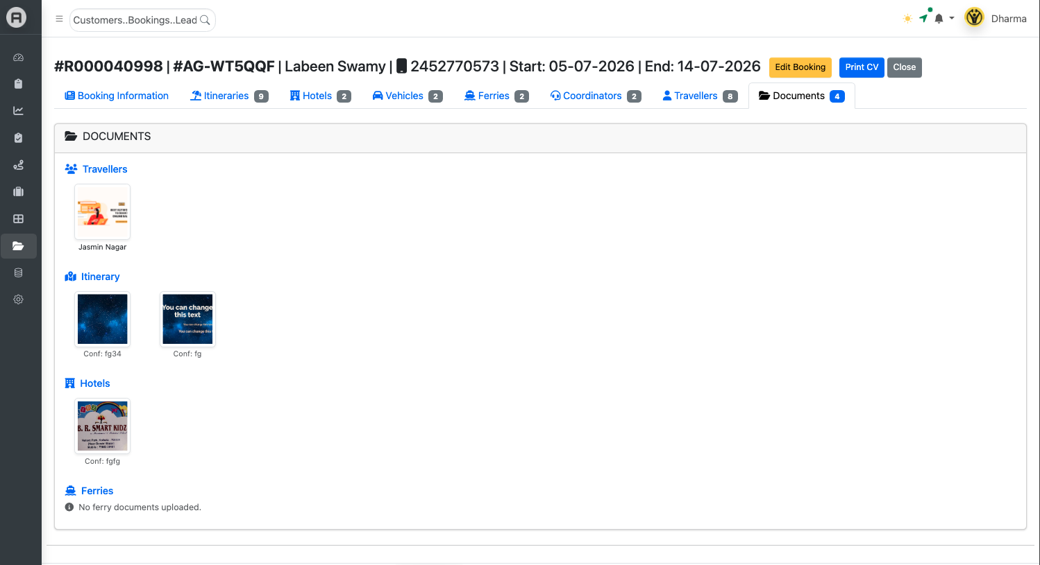 Jaabo CRM Document and Voucher Generator