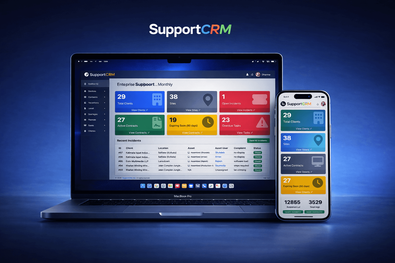 Jaabo Support Desk Interface